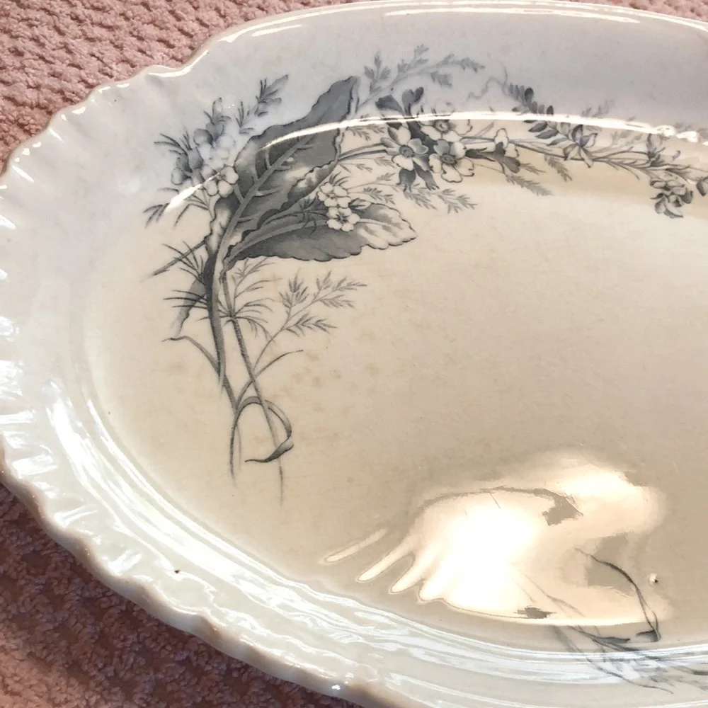 Vintage Alva Serving Platter by John Edwards 15”x10.5”